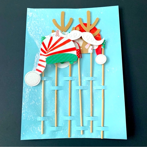 Holiday Christmas Party Decoration + Photo Prop Bundle - Picture 2 of 16